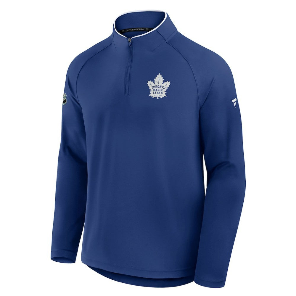 NHL Toronto Maple Leafs Fanatics Authentic Pro Rink Training Quarter-Zip Pullover