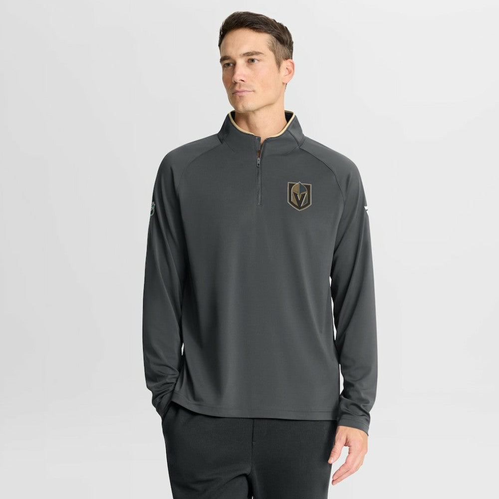 NHL Vegas Golden Knights Fanatics Authentic Pro Rink Training Quarter-Zip Pullover