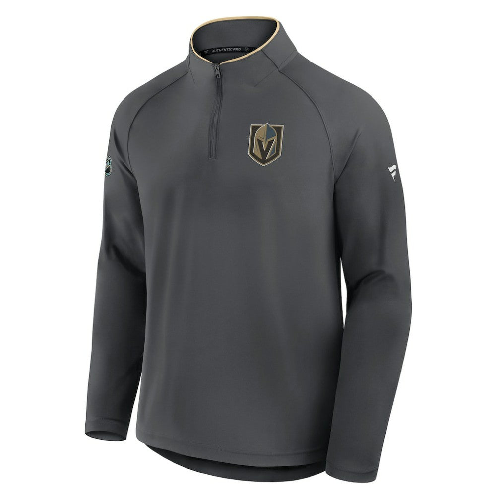 NHL Vegas Golden Knights Fanatics Authentic Pro Rink Training Quarter-Zip Pullover