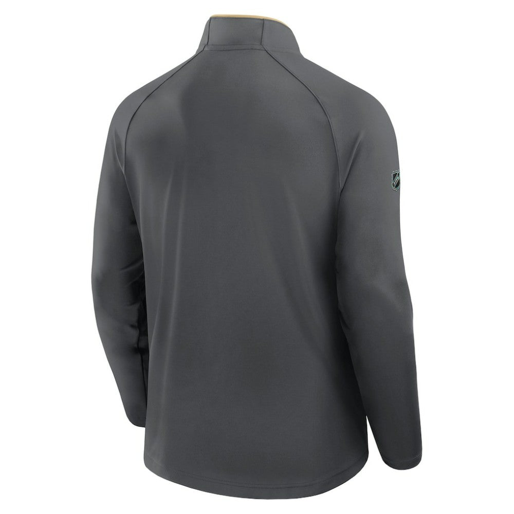 NHL Vegas Golden Knights Fanatics Authentic Pro Rink Training Quarter-Zip Pullover