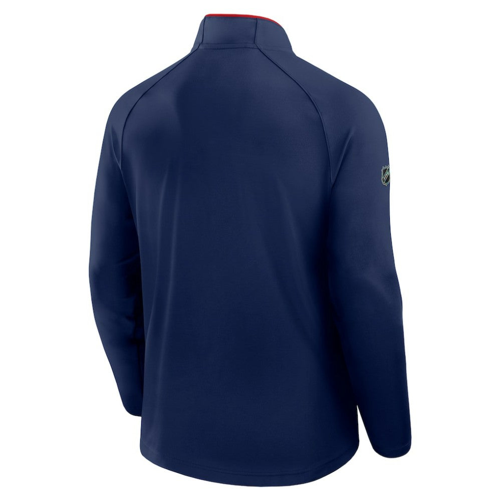 NHL Washington Capitals Fanatics Authentic Pro Rink Training Quarter-Zip Pullover