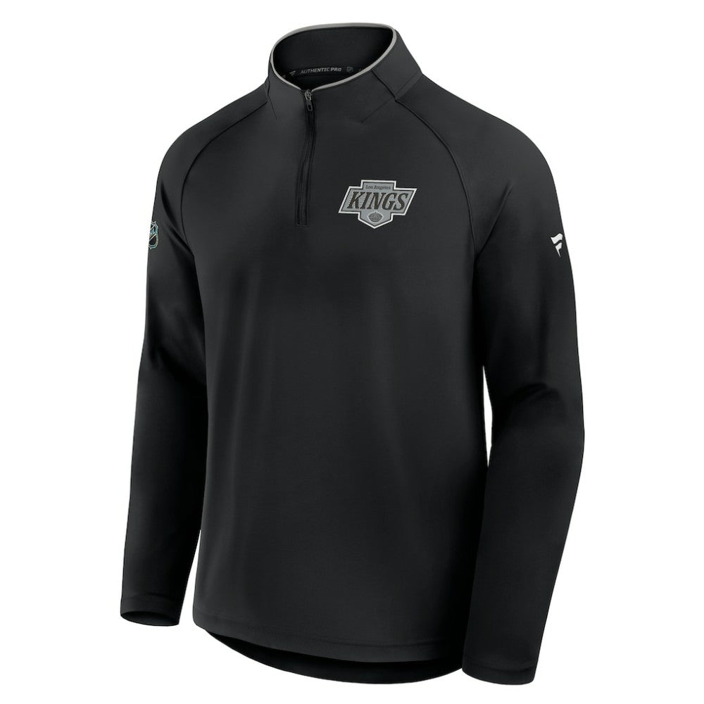 NHL Los Angeles Kings Fanatics Authentic Pro Rink Training Quarter-Zip Pullover