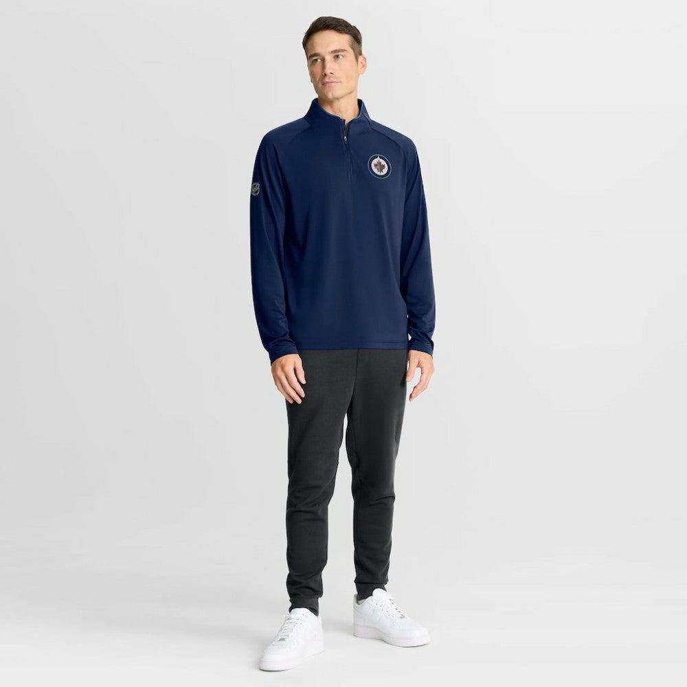NHL Winnipeg Jets Fanatics Authentic Pro Rink Training Quarter-Zip Pullover