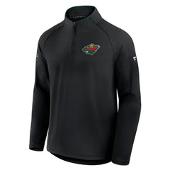 NHL Minnesota Wild Fanatics Authentic Pro Rink Training Quarter-Zip Pullover