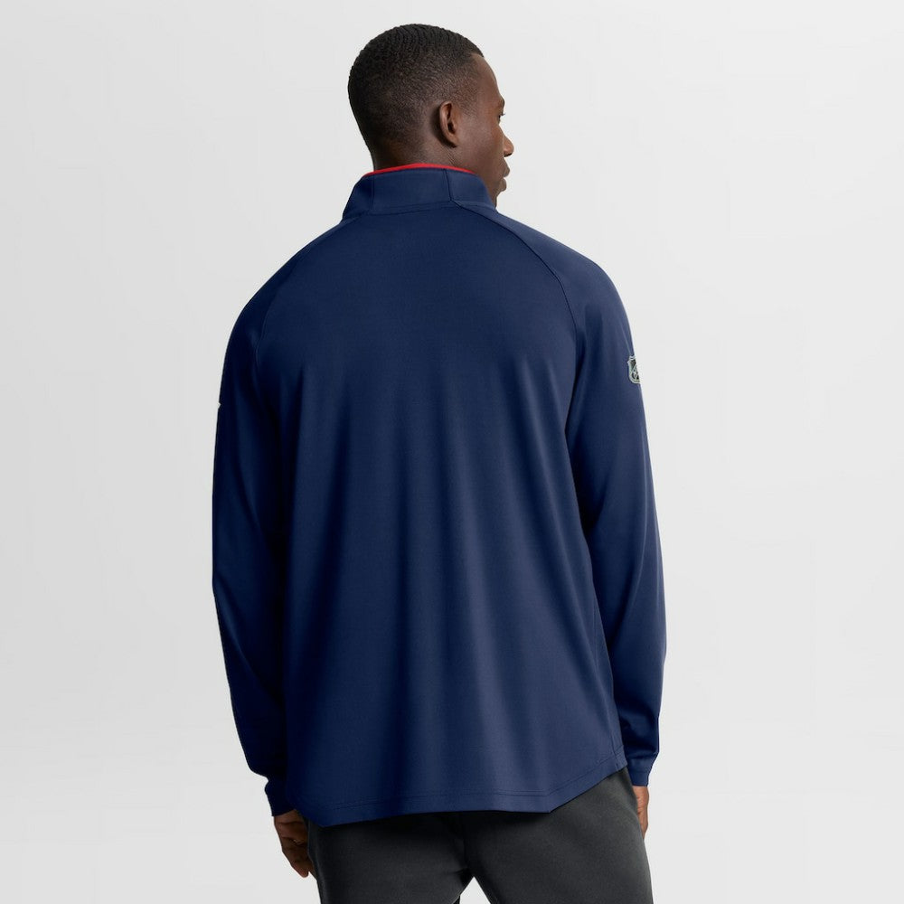 NHL Columbus Blue Jackets Fanatics Authentic Pro Rink Training Quarter-Zip Pullover