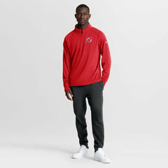 NHL New Jersey Devils Fanatics Authentic Pro Rink Training Quarter-Zip Pullover