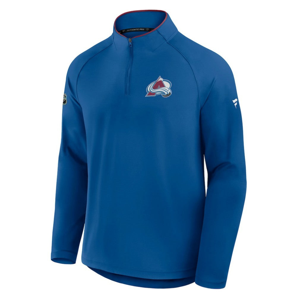 NHL Colorado Avalanche Fanatics Authentic Pro Rink Training Quarter-Zip Pullover