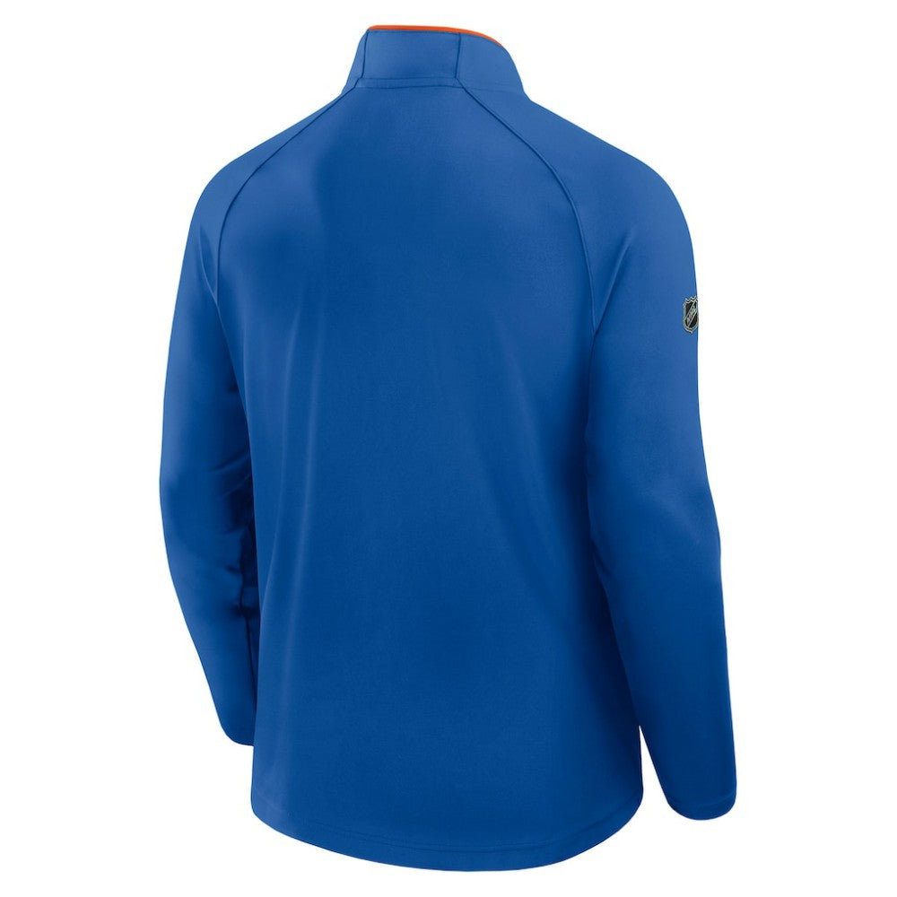 NHL New York Islanders Fanatics Authentic Pro Rink Training Quarter-Zip Pullover