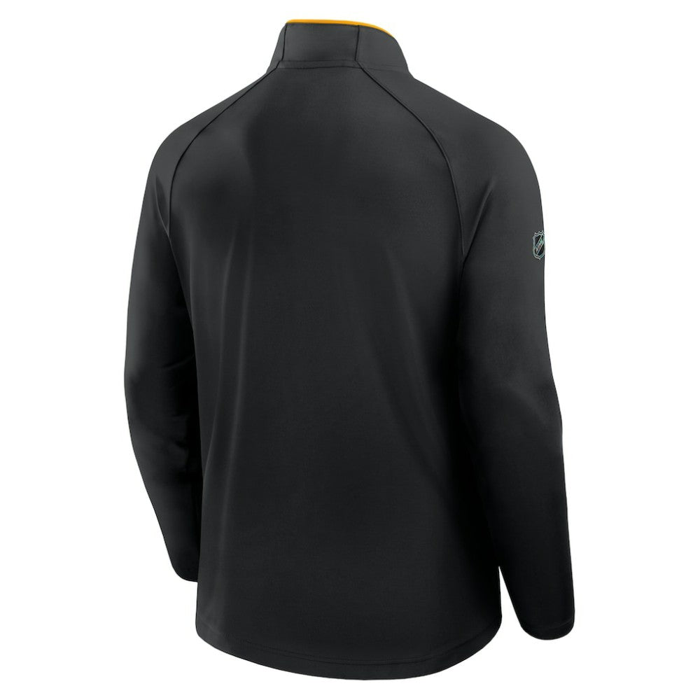 NHL Boston Bruins Fanatics Authentic Pro Rink Training Quarter-Zip Pullover