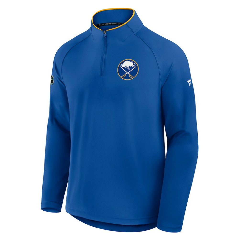 NHL Buffalo Sabres Fanatics Authentic Pro Rink Training Quarter-Zip Pullover