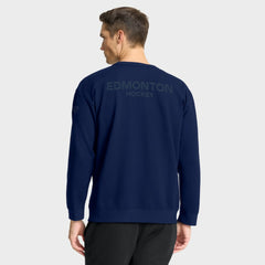 NHL Edmonton Oilers Fanatics Authentic Pro Road Tri-Blend Sweatshirt