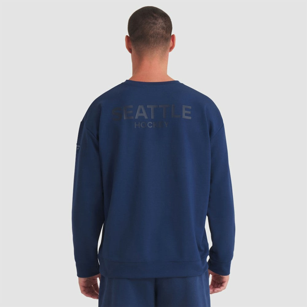 NHL Seattle Kraken Fanatics Authentic Pro Road Tri-Blend Sweatshirt