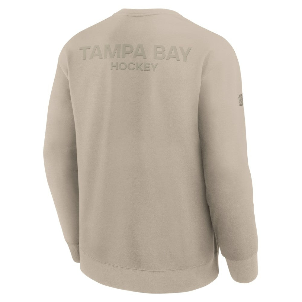 NHL Tampa Bay Lightning Fanatics Authentic Pro Road Tri-Blend Sweatshirt