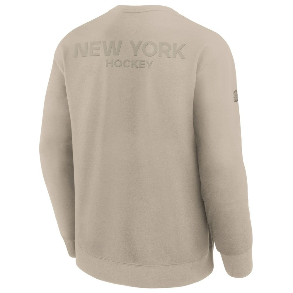 NHL New York Islanders Fanatics Authentic Pro Road Tri-Blend Sweatshirt