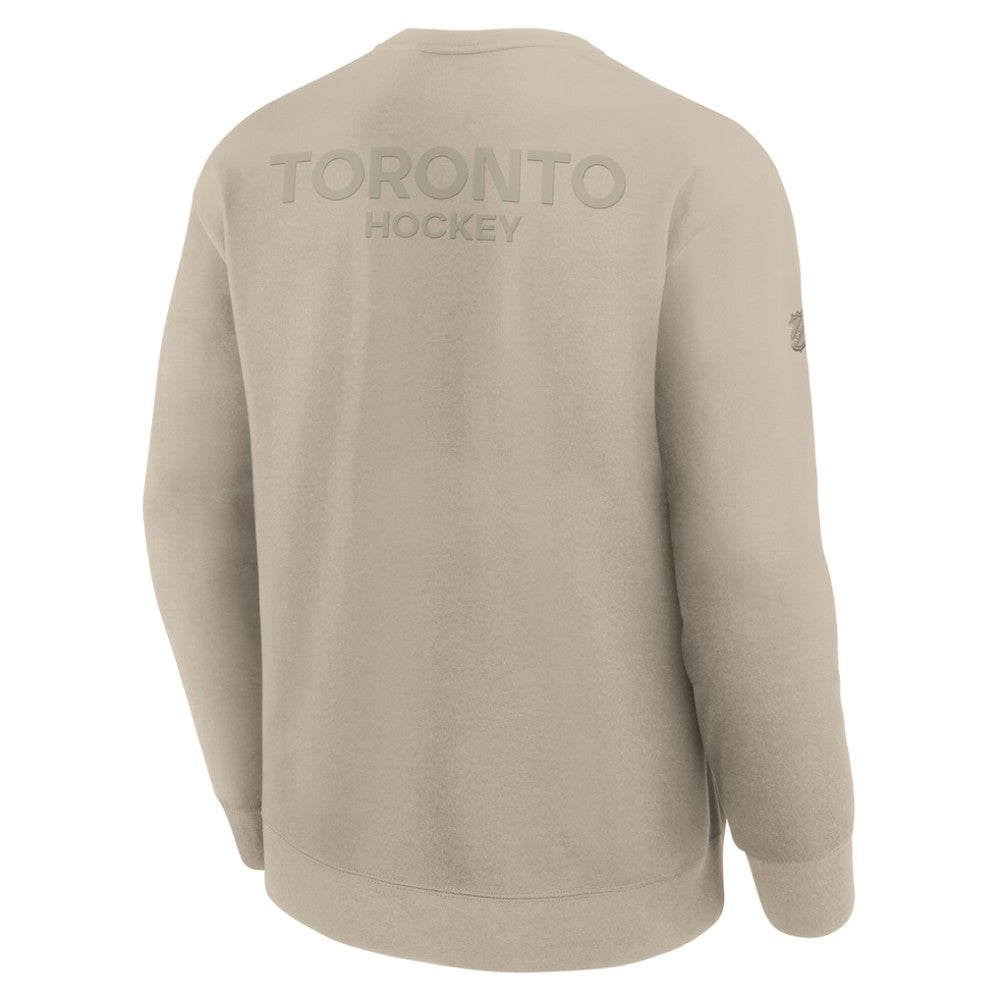 NHL Toronto Maple Leafs Fanatics Authentic Pro Road Tri-Blend Sweatshirt