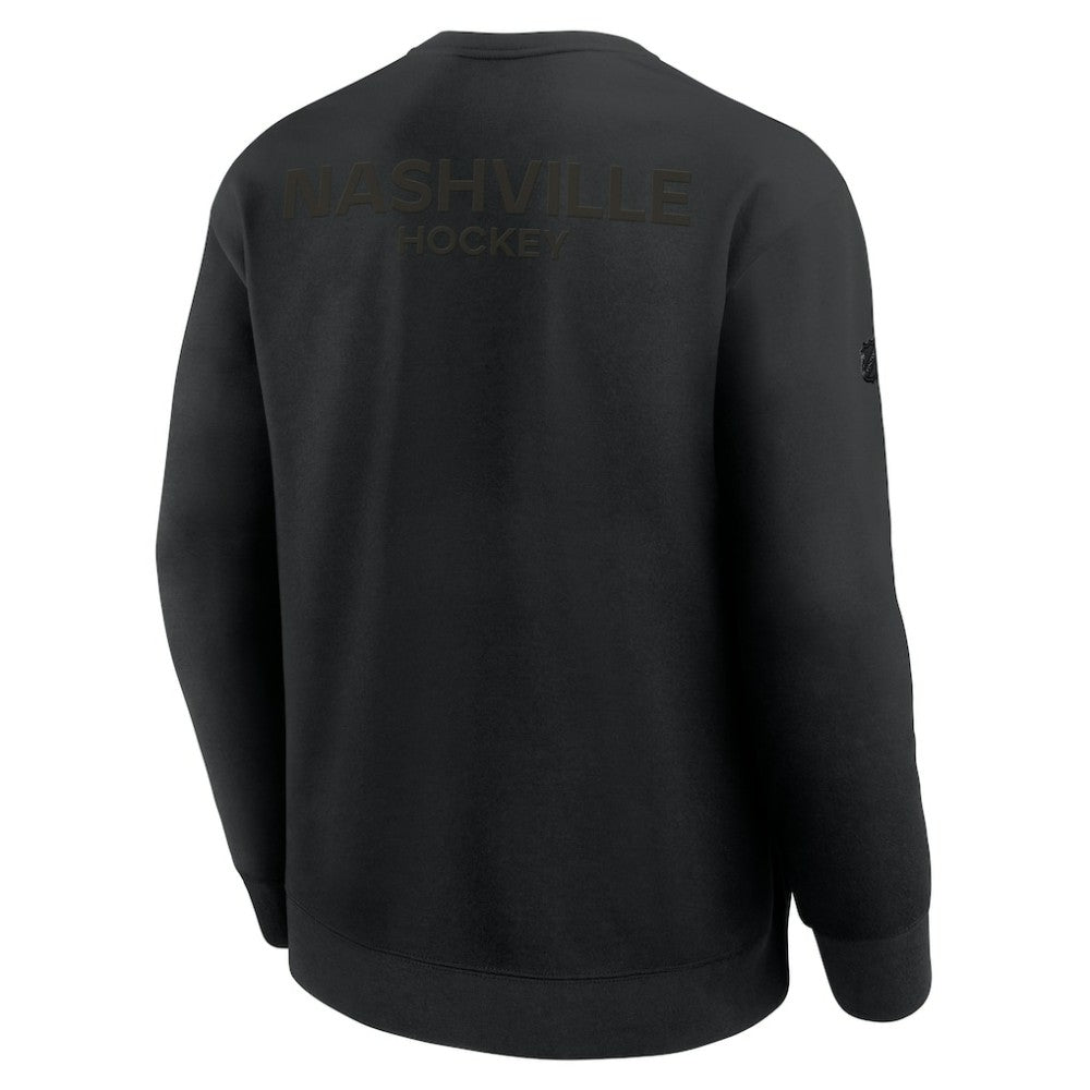NHL Nashville Predators Fanatics Authentic Pro Road Tri-Blend Sweatshirt