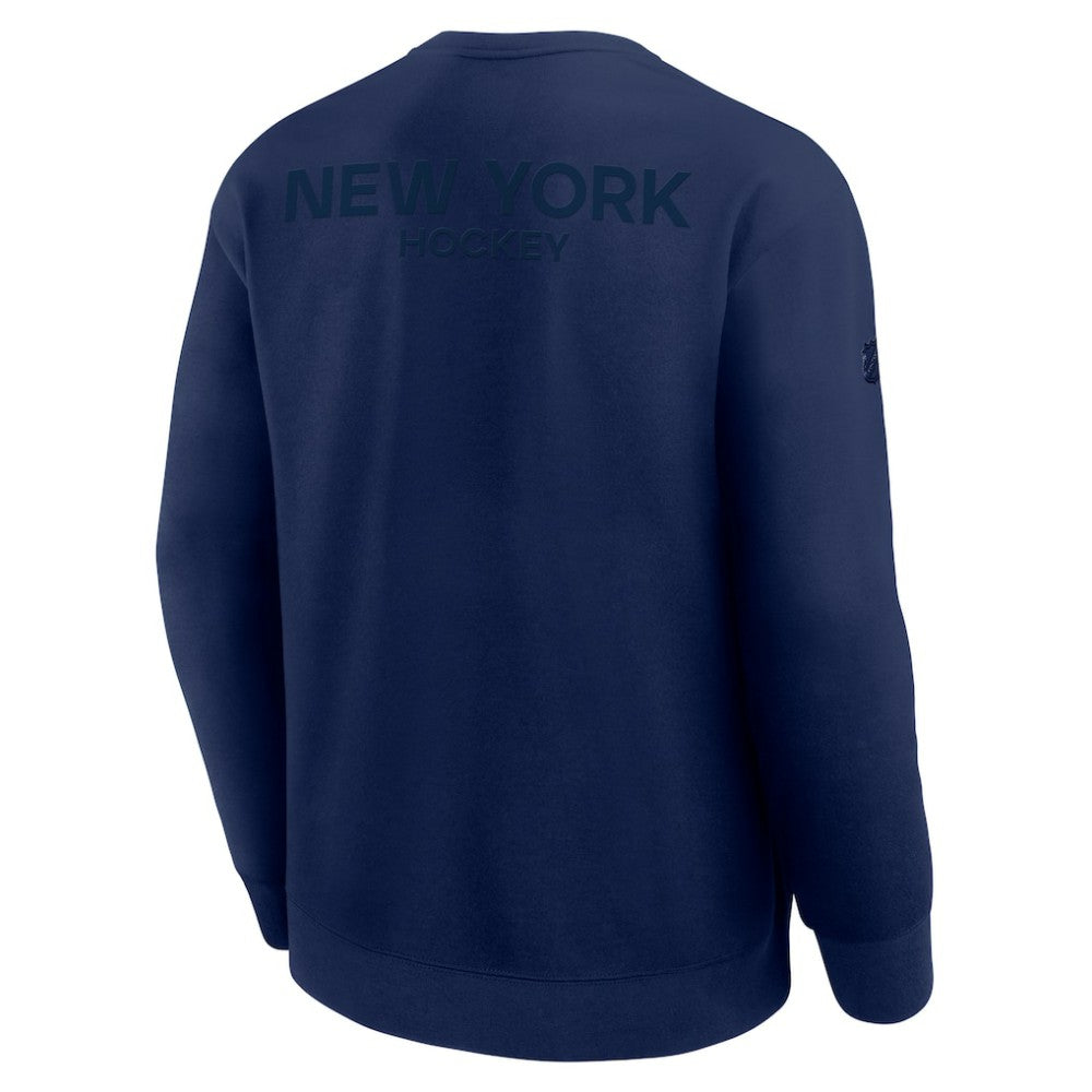 NHL New York Rangers Fanatics Authentic Pro Road Tri-Blend Sweatshirt
