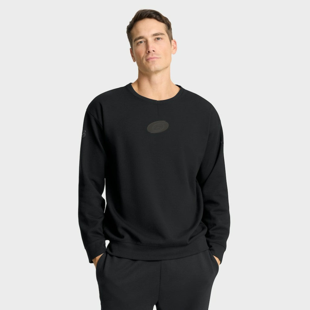 NHL Carolina Hurricanes Fanatics Authentic Pro Road Tri-Blend Sweatshirt