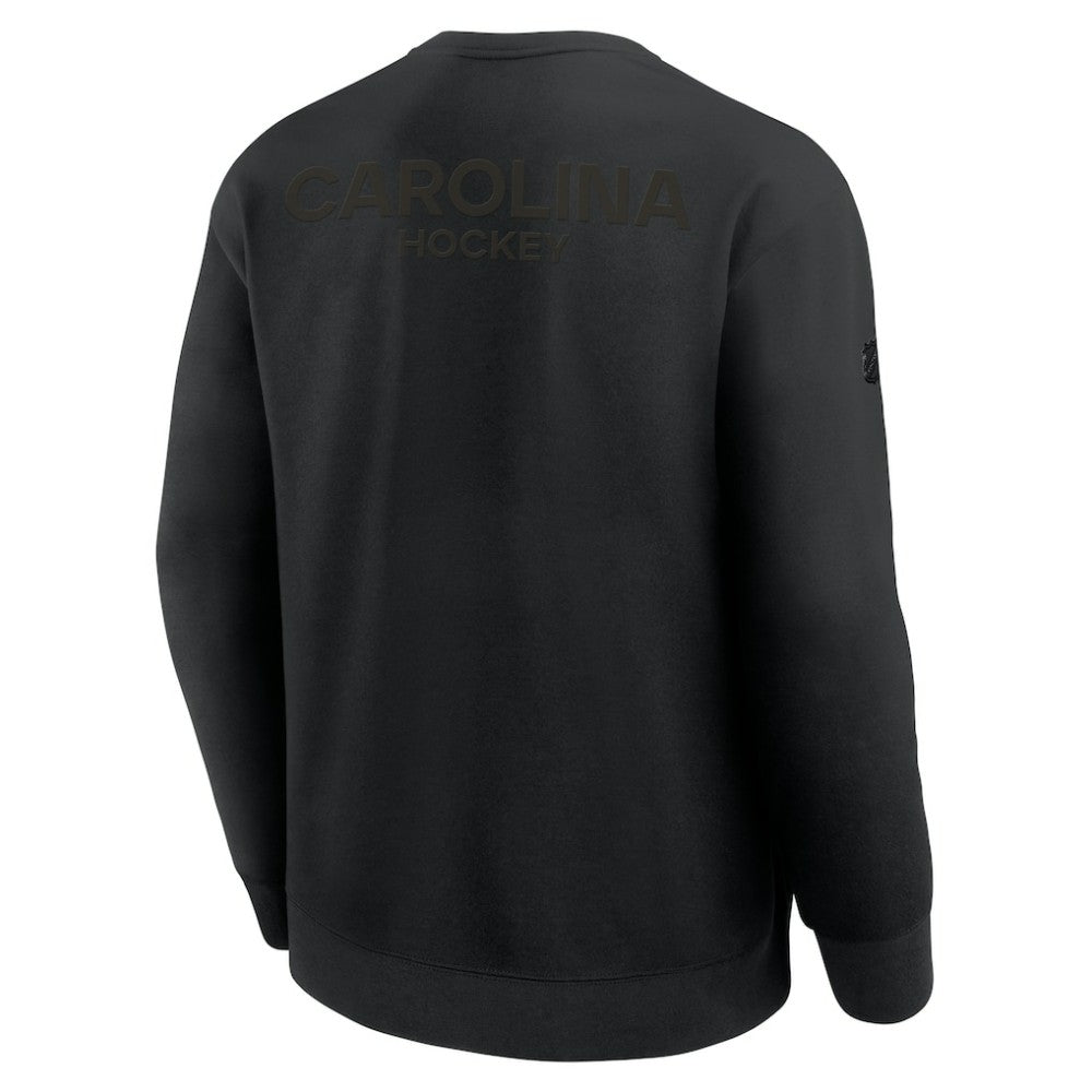 NHL Carolina Hurricanes Fanatics Authentic Pro Road Tri-Blend Sweatshirt
