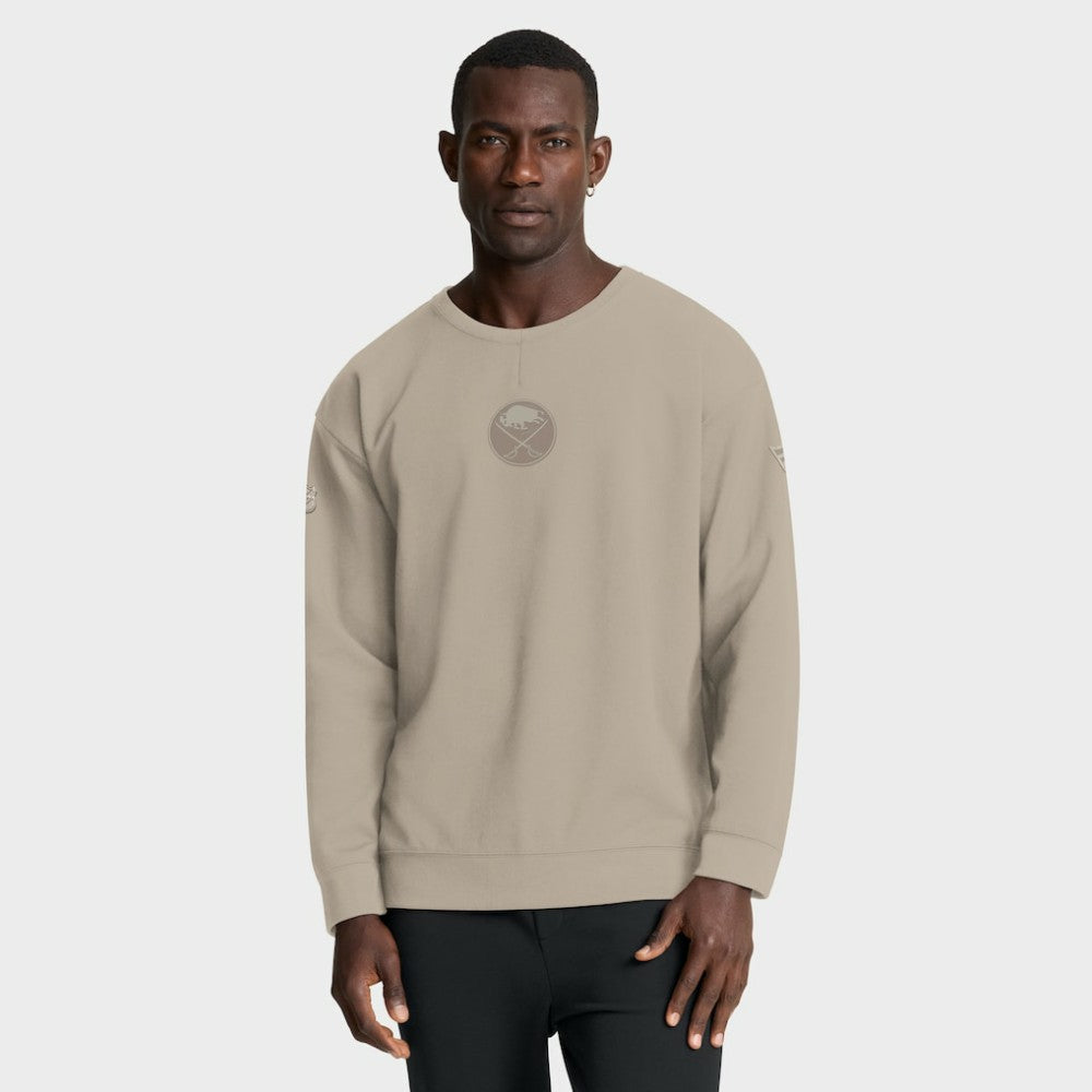 NHL Buffalo Sabres Fanatics Authentic Pro Road Tri-Blend Sweatshirt