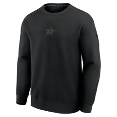 NHL Dallas Stars Fanatics Authentic Pro Road Tri-Blend Sweatshirt