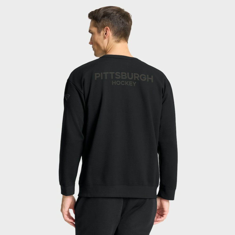 NHL Pittsburgh Penguins Fanatics Authentic Pro Road Tri-Blend Sweatshirt