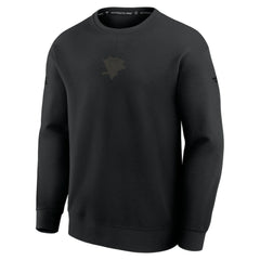 NHL Pittsburgh Penguins Fanatics Authentic Pro Road Tri-Blend Sweatshirt