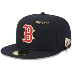 Navy Boston Red Sox New Era 2025 59FIFTY Day 59FIFTY Fitted Hat with Pins