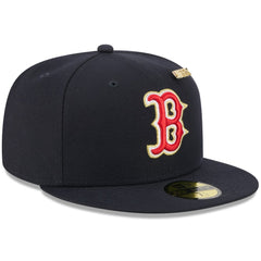 Navy Boston Red Sox New Era 2025 59FIFTY Day 59FIFTY Fitted Hat with Pins