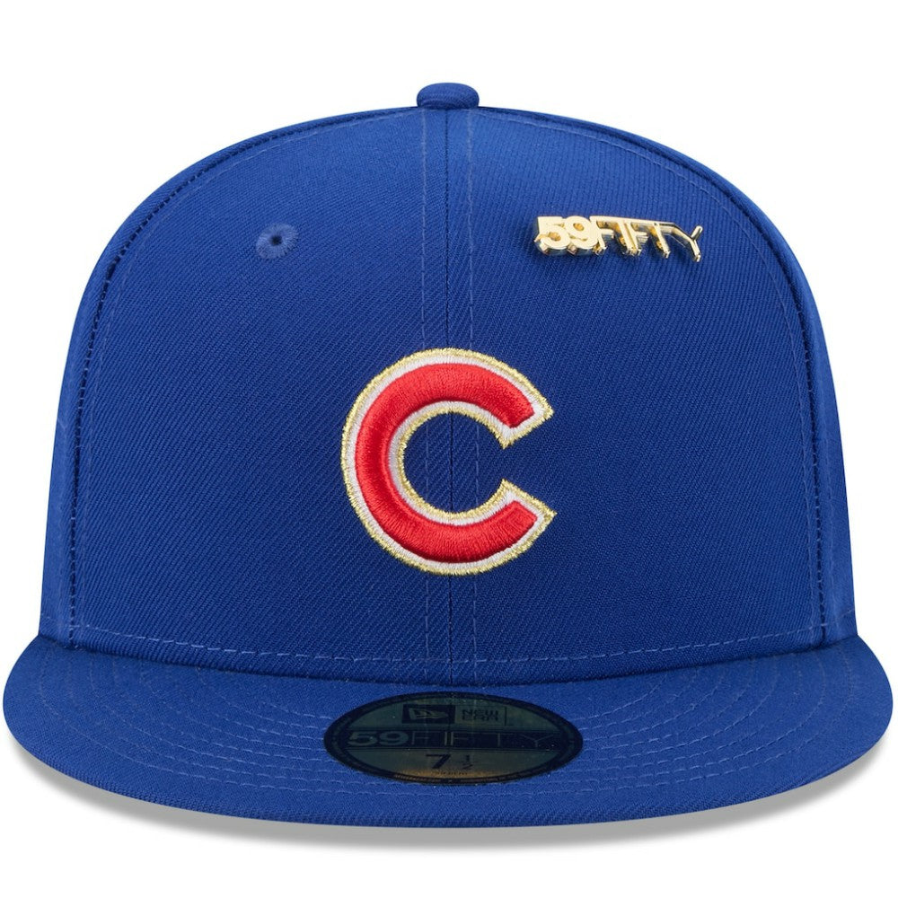 Royal Chicago Cubs New Era 2025 59FIFTY Day 59FIFTY Fitted Hat with Pins