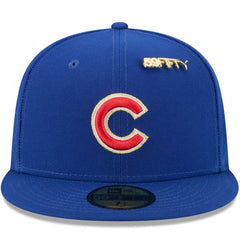 Royal Chicago Cubs New Era 2025 59FIFTY Day 59FIFTY Fitted Hat with Pins