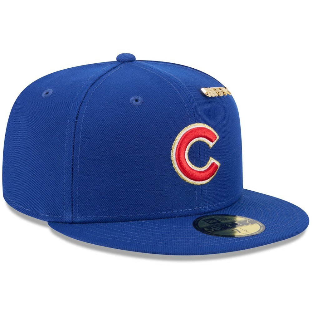 Royal Chicago Cubs New Era 2025 59FIFTY Day 59FIFTY Fitted Hat with Pins