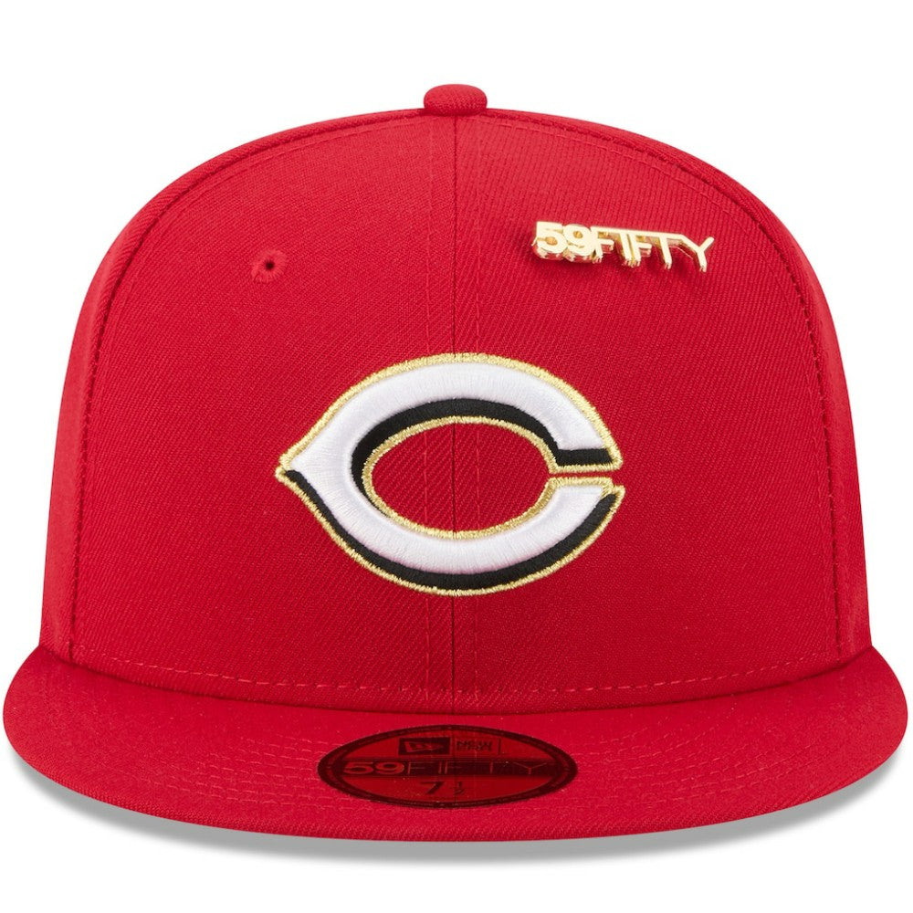 Red Cincinnati Reds New Era 2025 59FIFTY Day 59FIFTY Fitted Hat with Pins