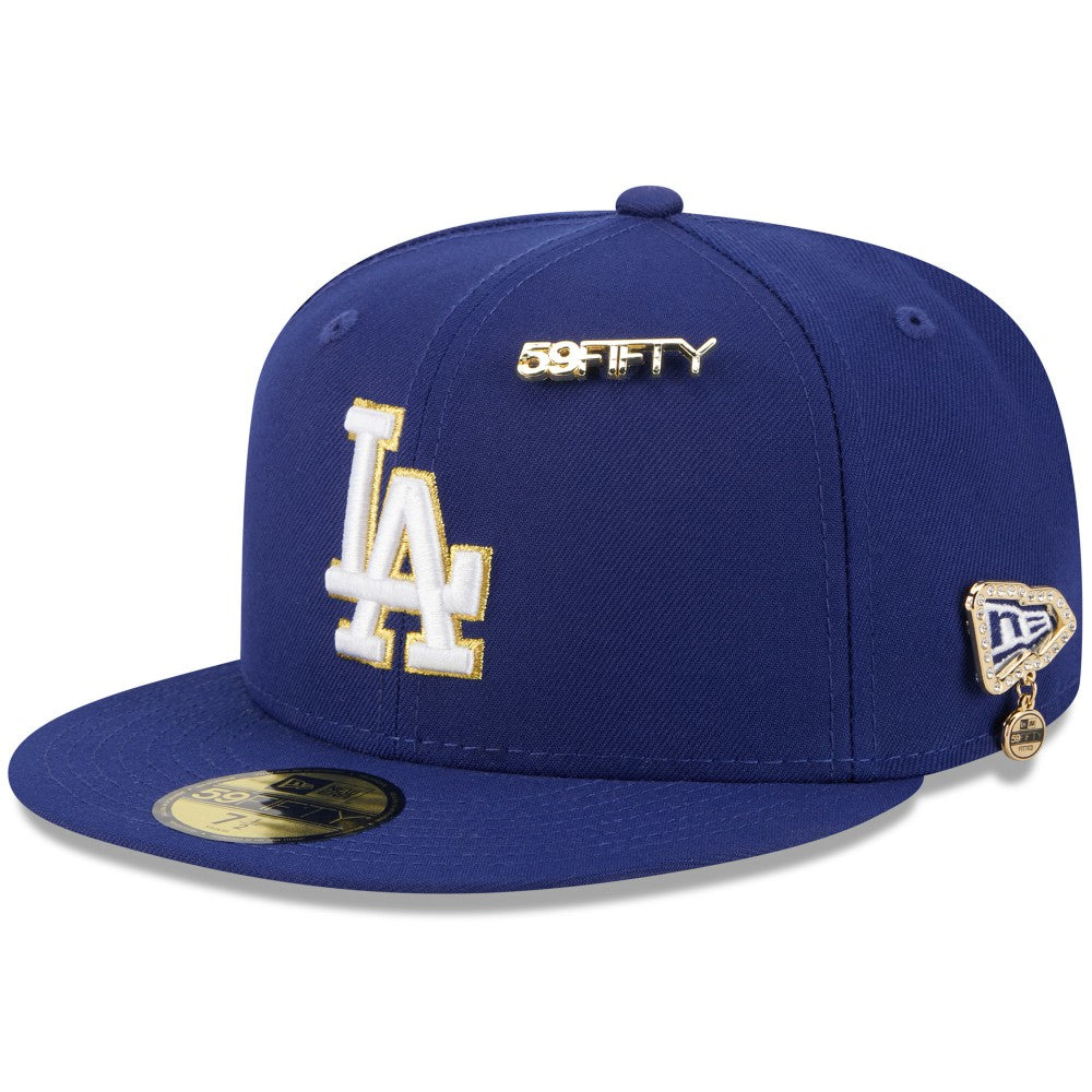 Royal Los Angeles Dodgers New Era 2025 59FIFTY Day 59FIFTY Fitted Hat with Pins