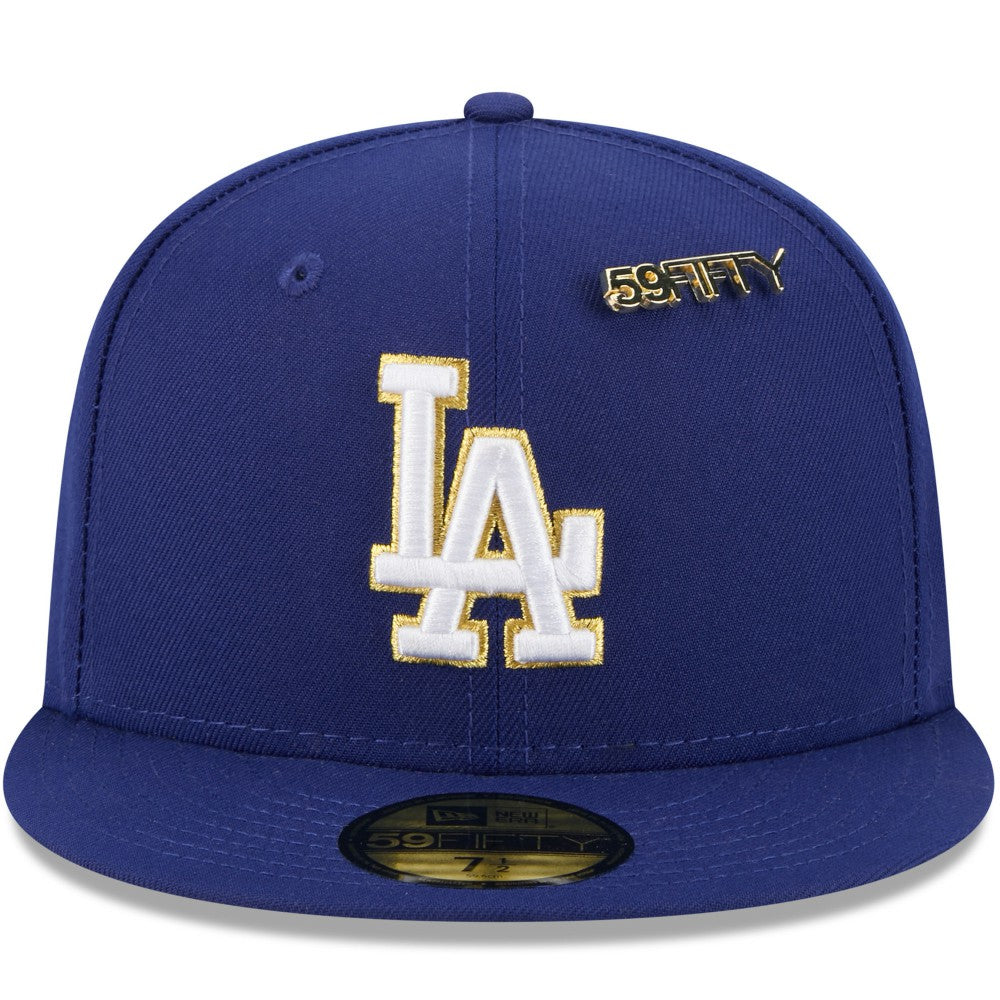 Royal Los Angeles Dodgers New Era 2025 59FIFTY Day 59FIFTY Fitted Hat with Pins