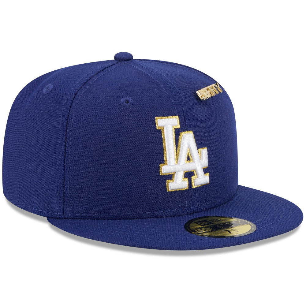 Royal Los Angeles Dodgers New Era 2025 59FIFTY Day 59FIFTY Fitted Hat with Pins
