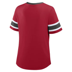 Women's Redzone Draw Play Athena Lace-Up T-Shirt - Tampa Bay Buccaneers T-shirts