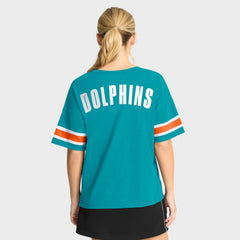 Women's Redzone Curl Route T-Shirt - Miami Dolphins T-shirts