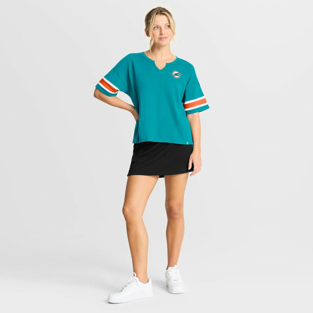 Women's Redzone Curl Route T-Shirt - Miami Dolphins T-shirts