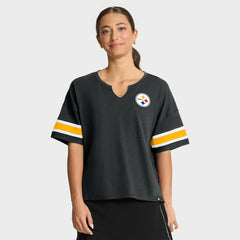 Women's Redzone Curl Route T-Shirt - Pittsburgh Steelers T-shirts