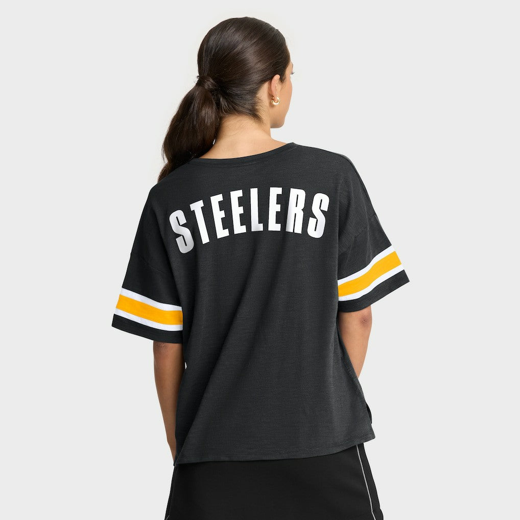 Women's Redzone Curl Route T-Shirt - Pittsburgh Steelers T-shirts