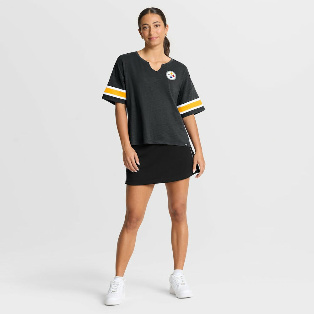 Women's Redzone Curl Route T-Shirt - Pittsburgh Steelers T-shirts