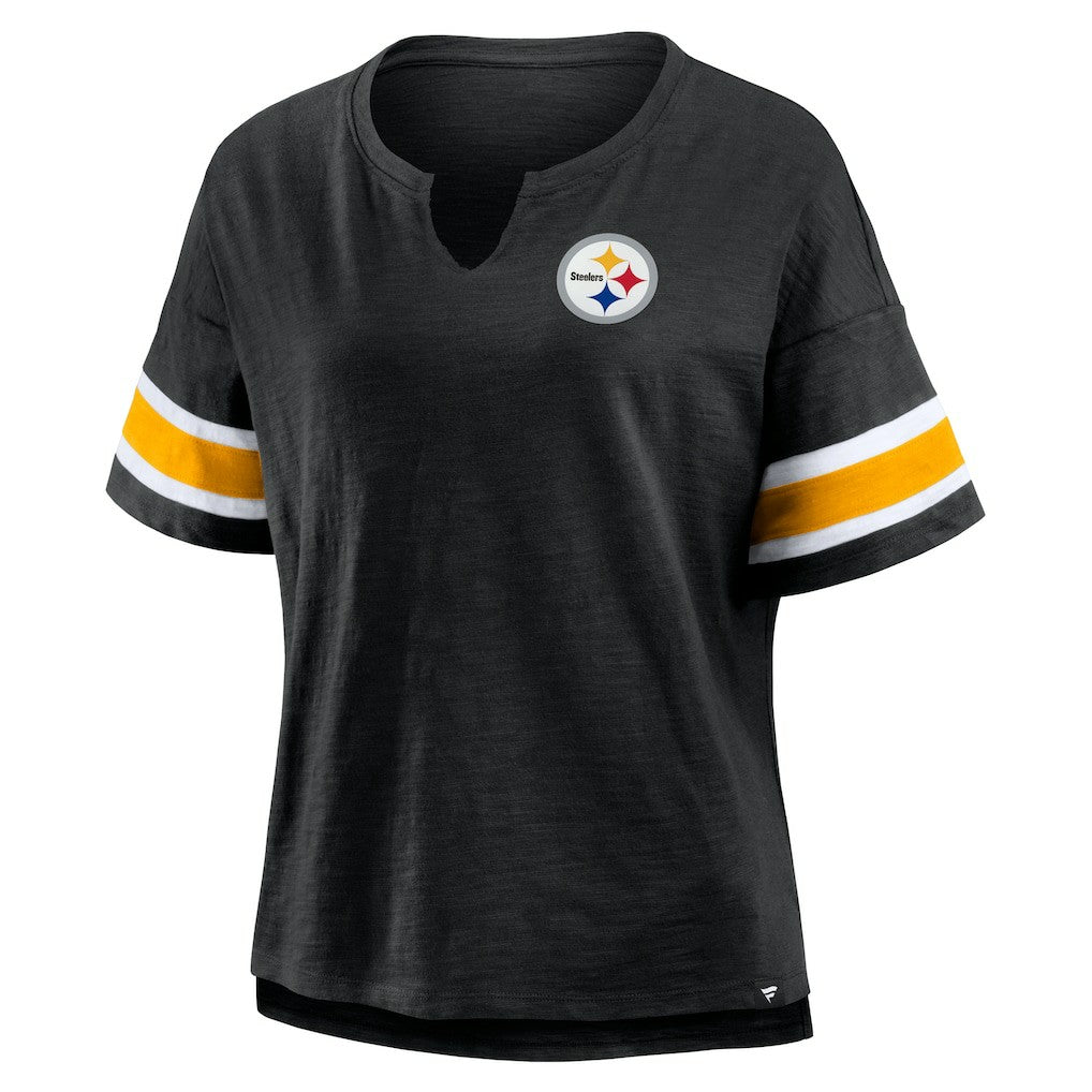 Women's Redzone Curl Route T-Shirt - Pittsburgh Steelers T-shirts