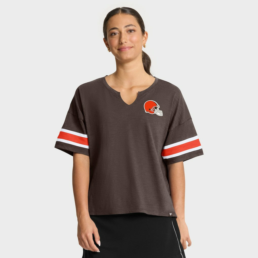 Women's Redzone Curl Route T-Shirt - Cleveland Browns T-shirts