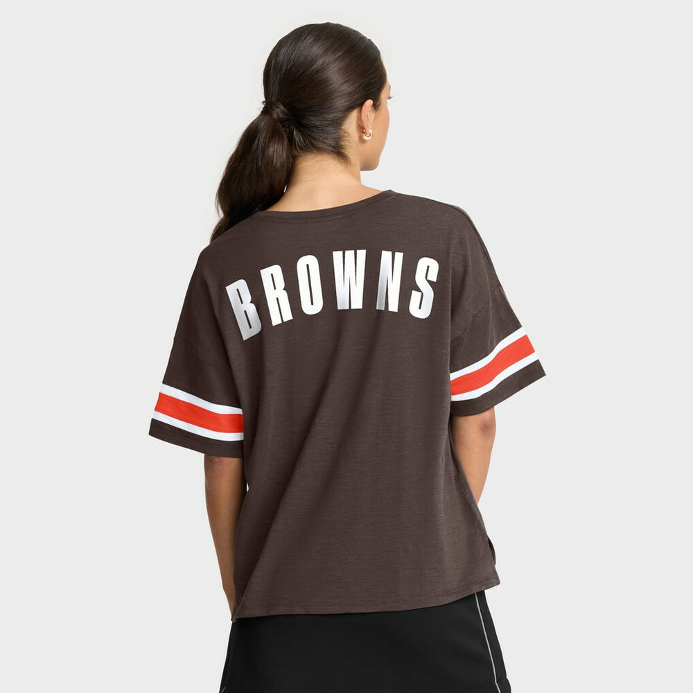 Women's Redzone Curl Route T-Shirt - Cleveland Browns T-shirts