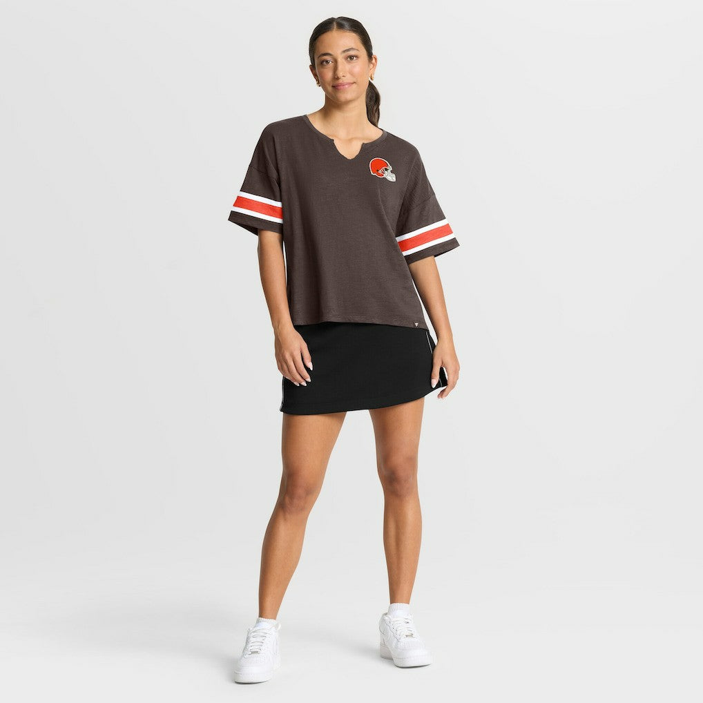 Women's Redzone Curl Route T-Shirt - Cleveland Browns T-shirts