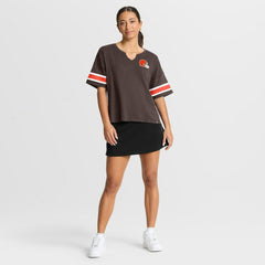 Women's Redzone Curl Route T-Shirt - Cleveland Browns T-shirts