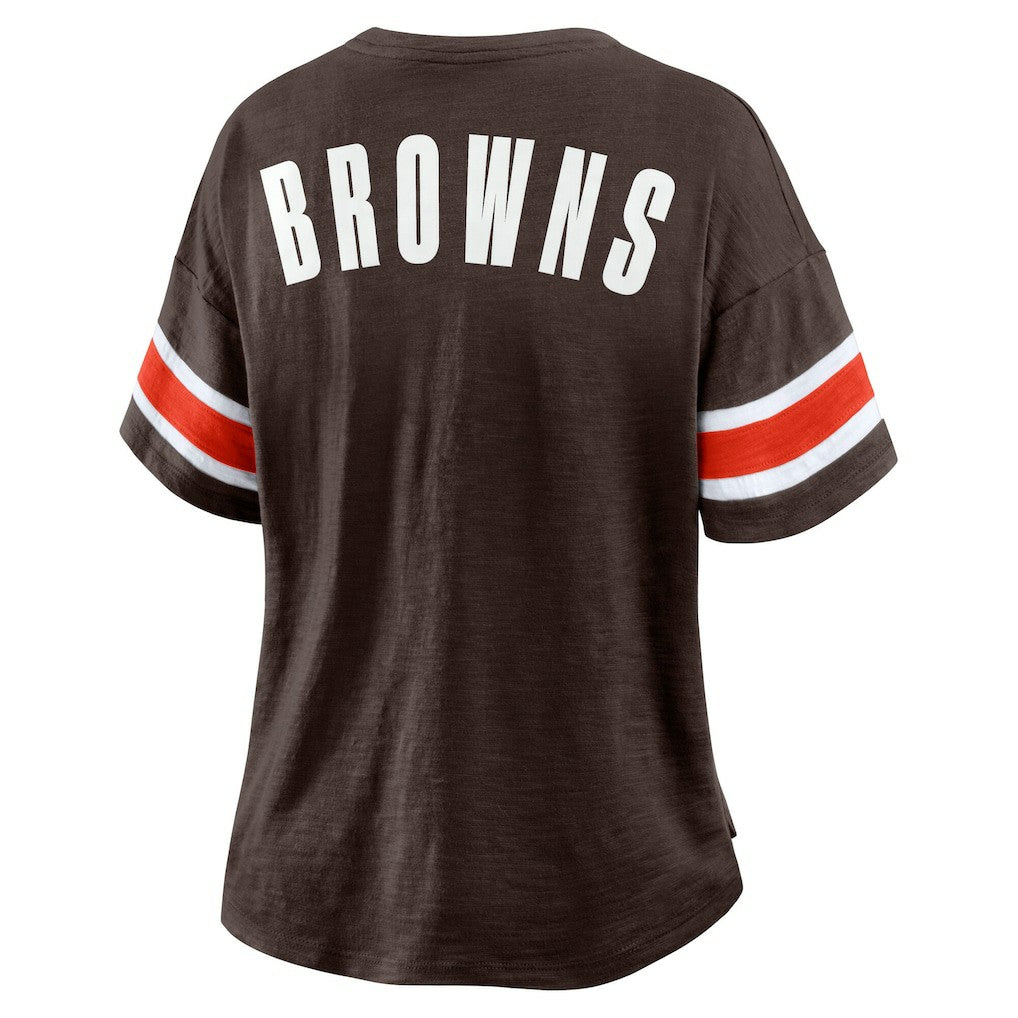 Women's Redzone Curl Route T-Shirt - Cleveland Browns T-shirts