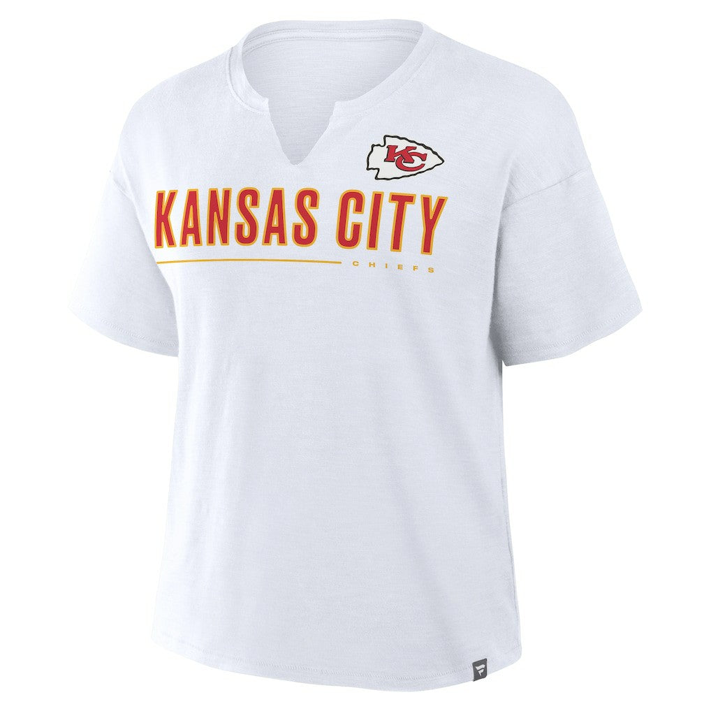 Women's Redzone Slub Boxy T-Shirt - Kansas City Chiefs T-shirts