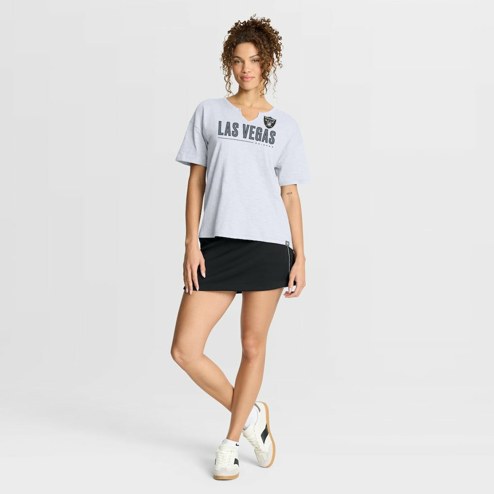 Women's Redzone Slub Boxy T-Shirt - Las Vegas Raiders T-shirts